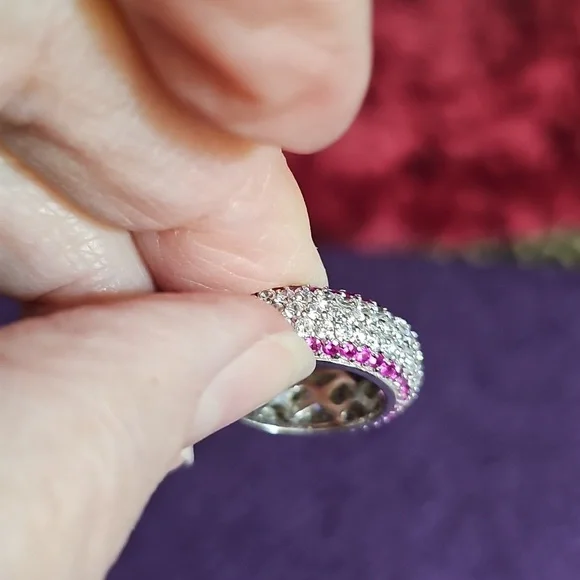 Victoria Wieck Eternity Ring Size 7 - Picture 5 of 6